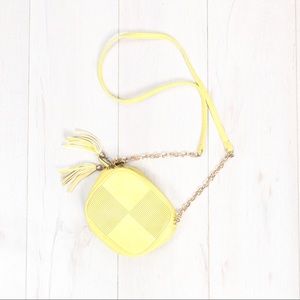 Bright yellow crossbody bag